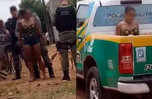 Mulher é presa suspeita de matar o próprio companheiro a facadas em Floriano (Foto: Reprodução)
