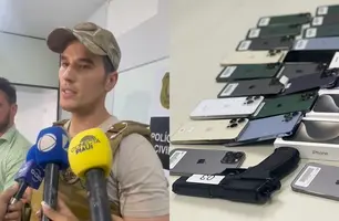 O delegado Matheus Zanatta lamentou que alguns empresários são reincidentes na prática criminosa (Foto: Tiago Moura/Conecta Piauí)