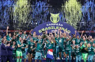Palmeiras é campeão brasileiro pela 12ª vez em sua história (Foto: Cris Mattos/Reuters)