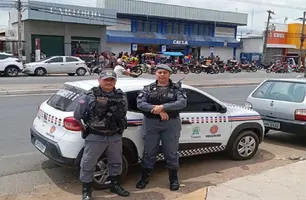 PM de Timon reforça a segurança nas zonas urbana e rural do município (Foto: Reprodução)