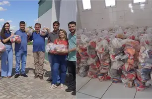 Prefeitura de Campo Maior doa mais de 10 toneladas de alimentos (Foto: Reprodução)