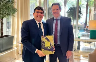 Rafael Fonteles e Fernando Haddad (Foto: Reprodução)