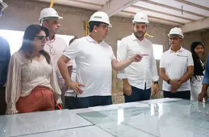 Rafael Fonteles em visita técnica à Escola do Mar (Foto: Reprodução)