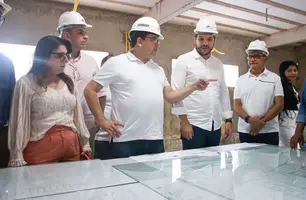 Rafael Fonteles em visita técnica à Escola do Mar (Foto: Reprodução)