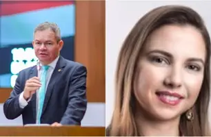 Rafael Leitoa e Flávia Gonzales Leite (Foto: Reprodução)