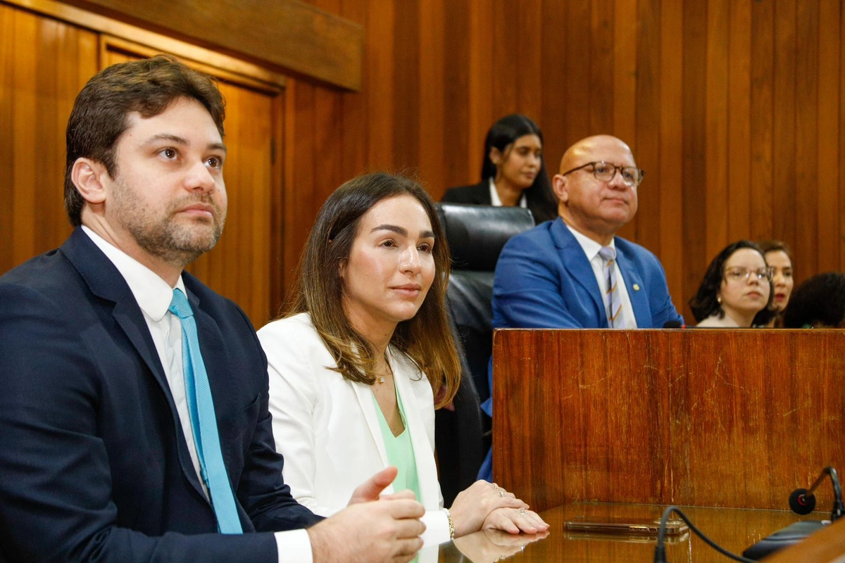 Solenidade contou com a presença da primeira dama e do presidente Franzé Silva