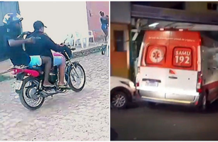 Três homens são baleados por bandidos em motos em Teresina (Foto: Reprodução)