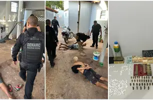 Três homens suspeitos de tráfico de drogas e homicídios são presos em Miguel Alves (Foto: Reprodução)