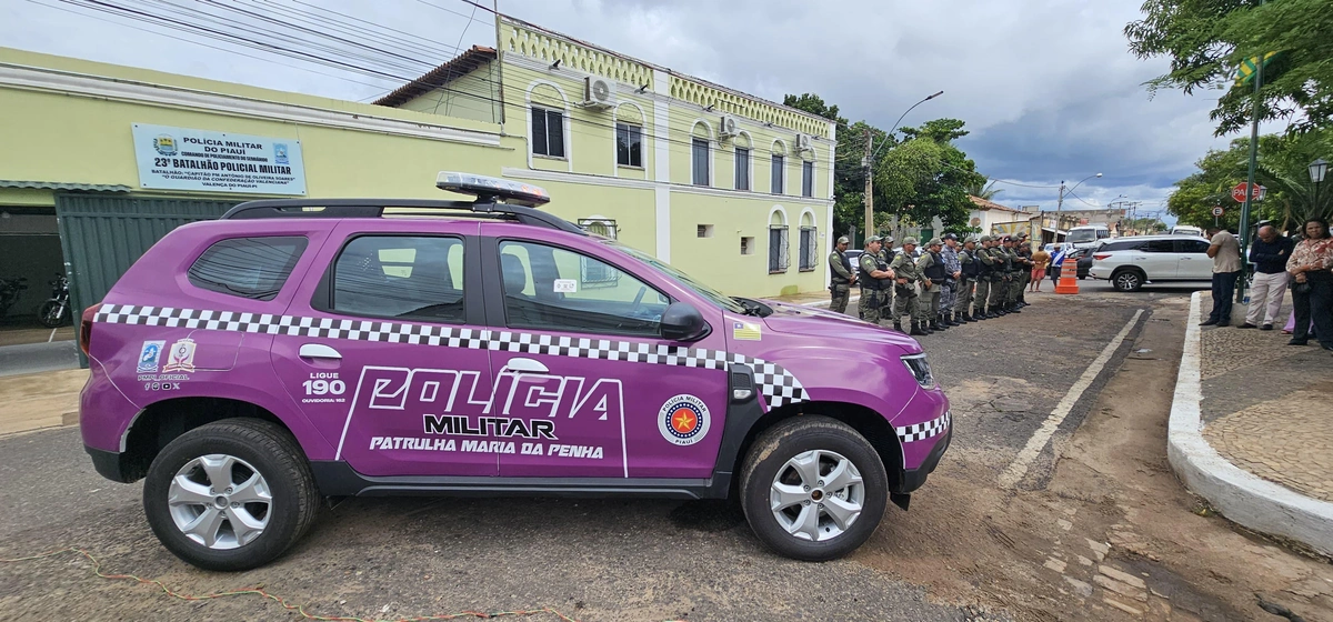 Viatura da Patrulha Maria da Penha