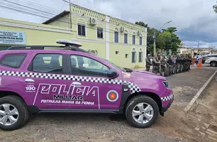 Viatura da Patrulha Maria da Penha (Foto: Reprodução)