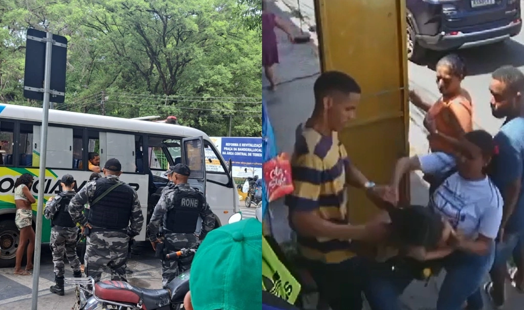 Vídeo mostra ação de lanceiros 'tocando o terror' no Centro de Teresina