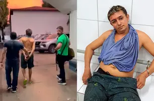 Vídeo mostra bandido de alta periculosidade sendo preso no Piauí; mulher foi solta (Foto: Reprodução)