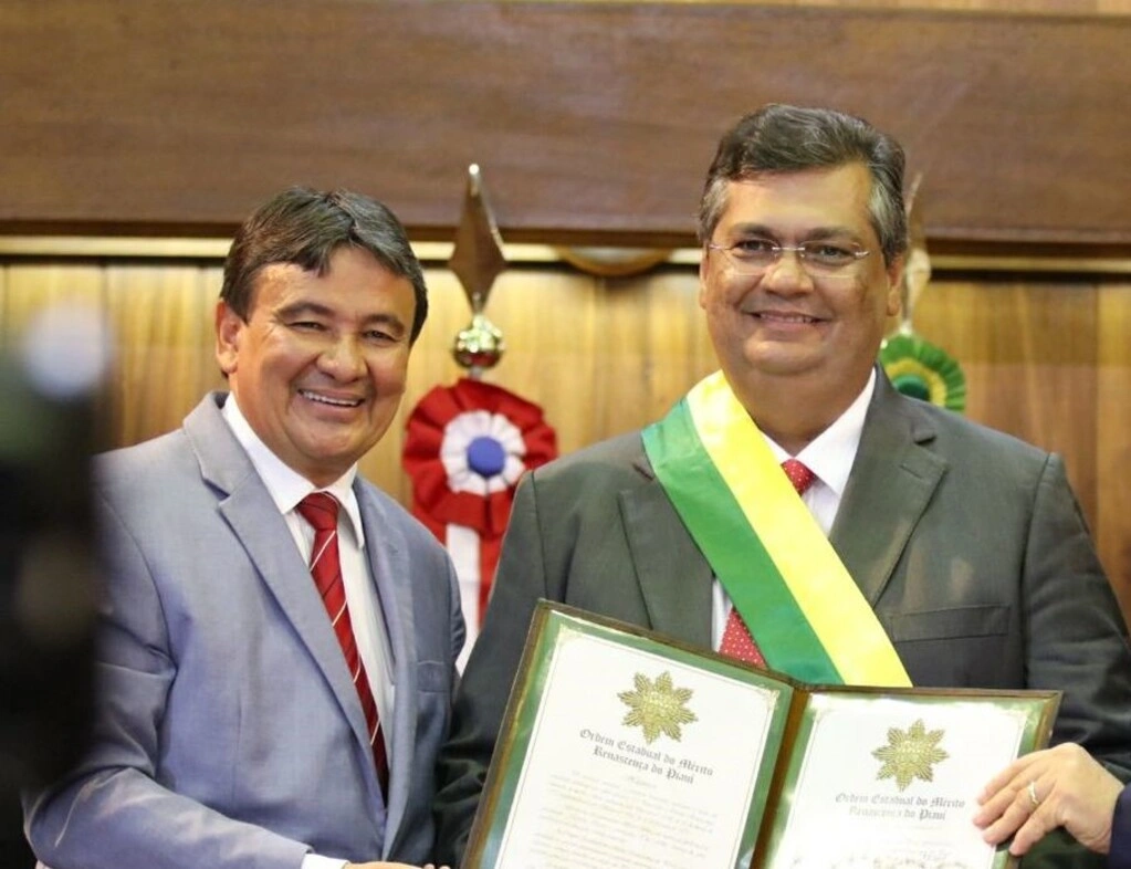 Wellington Dias e Flávio Dino