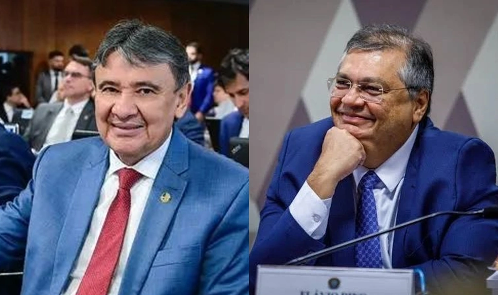 Wellington Dias e Flávio Dino