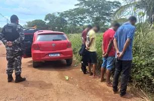 Ação do Batalhão de Rondas Ostensivas de Natureza Especial (Foto: Divulgação/ PM-PI)