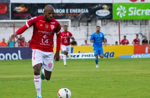 Atacante Jarro Pedroso, do Inter de Santa Maria (Foto: Lucas Dornelles/ EC São Luiz)