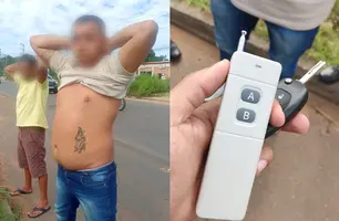 Dupla presa após furtos (Foto: Divulgação/ PC-Timon)