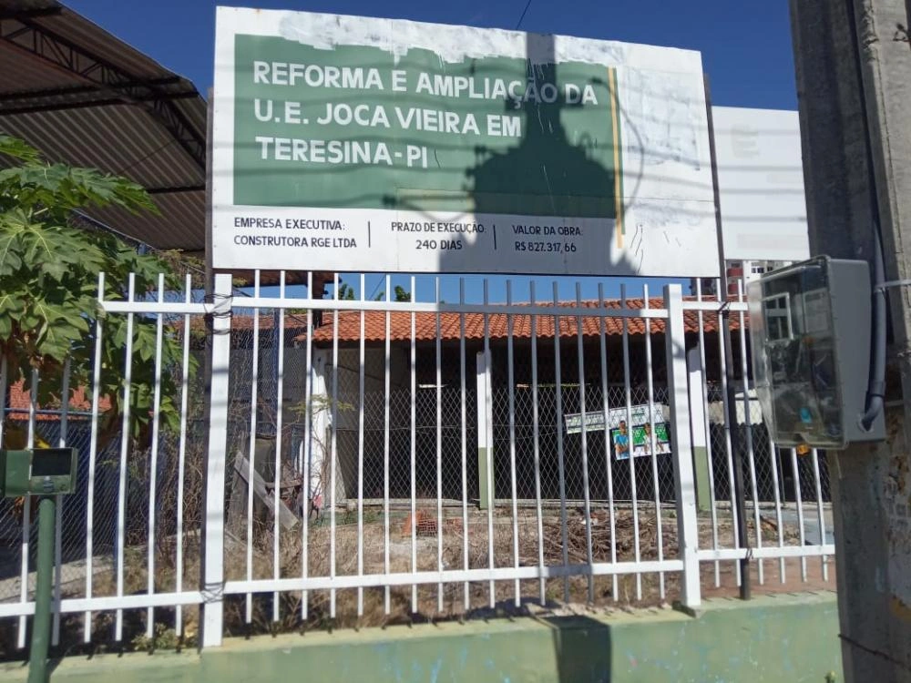 Escola Joca Vieira antes da reforma.