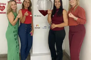 Fazendários realizaram mais uma campanha de doação de sangue no Hemopi. (Foto: (Foto: Reprodução/Governo do Piauí))