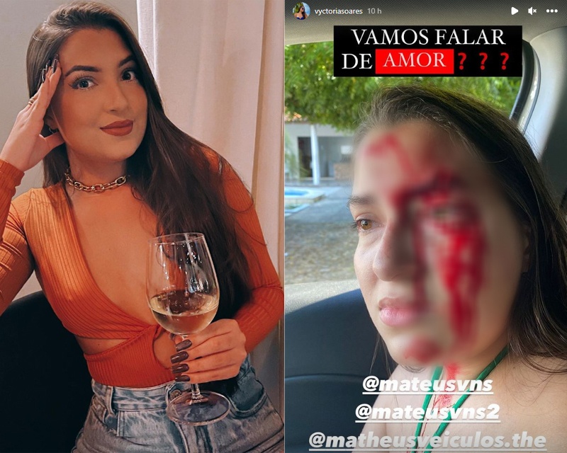 Jovem agredida pelo namorado em Teresina