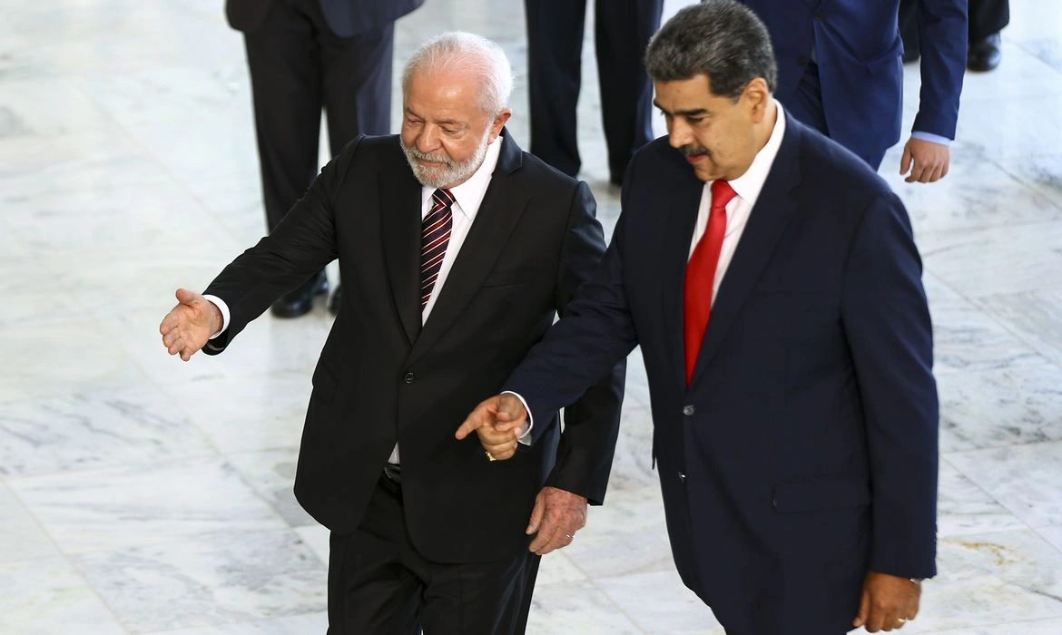 Lula e o presidente venezuelano Nicolás Maduro