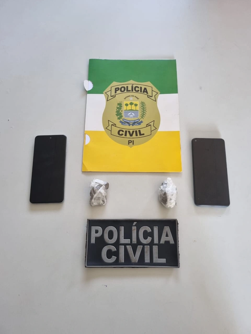 Material apreendido