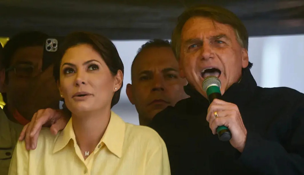 Michelle e Bolsonaro