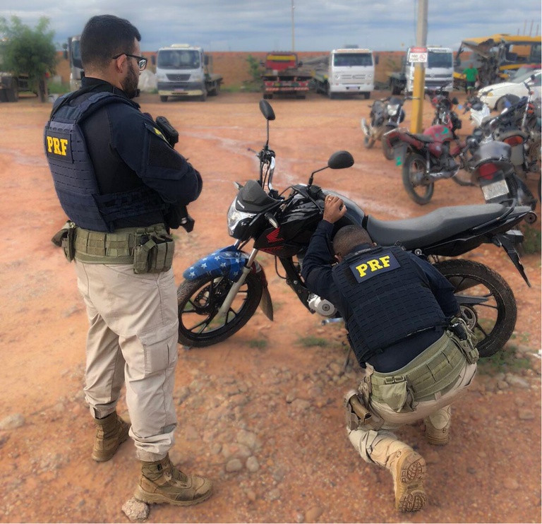 Motocicleta apreendida