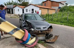 Não há informações sobre o estado de saúde do motorista (Foto: Reprodução/ Portal P2)