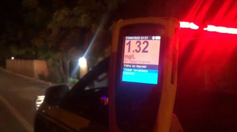 Nível de álcool por litro de ar expelido pelos pulmões