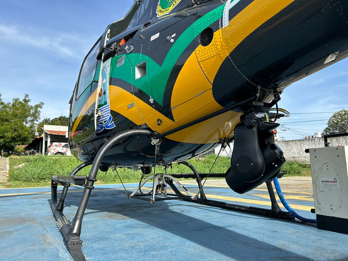 Patrulhamento noturno em Teresina