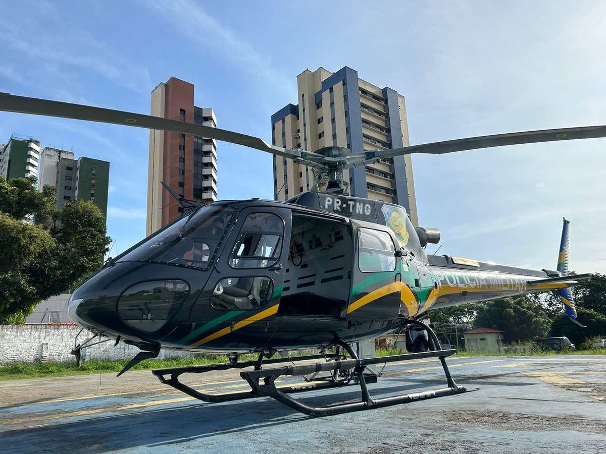 Patrulhamento noturno em Teresina