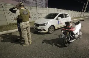 PM apreende dezenas de motos em operação para proibir 'rolezinhos' na Estaiada (Foto: Divulgação/SSP)
