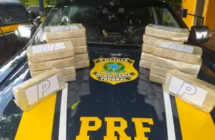 PRF apreende 20 kg de cocaína avaliados em mais de R$ 2,4 milhões no Piauí - Foto: Divulgação/ PRF (Foto: PRF)