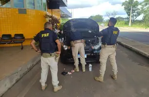 PRF no Piauí recupera veículo roubado em São Paulo (Foto: PRF)