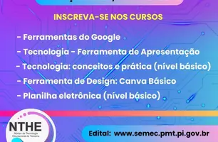 São 190 vagas para as turmas (Foto: Divulgação/ Prefeitura de Teresina)