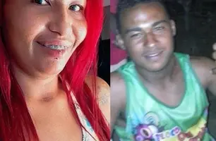 Suspeita de cometer o crime à esquerda, à direita Lucas, a vítima (Foto: Reprodução/ Redes Sociais)