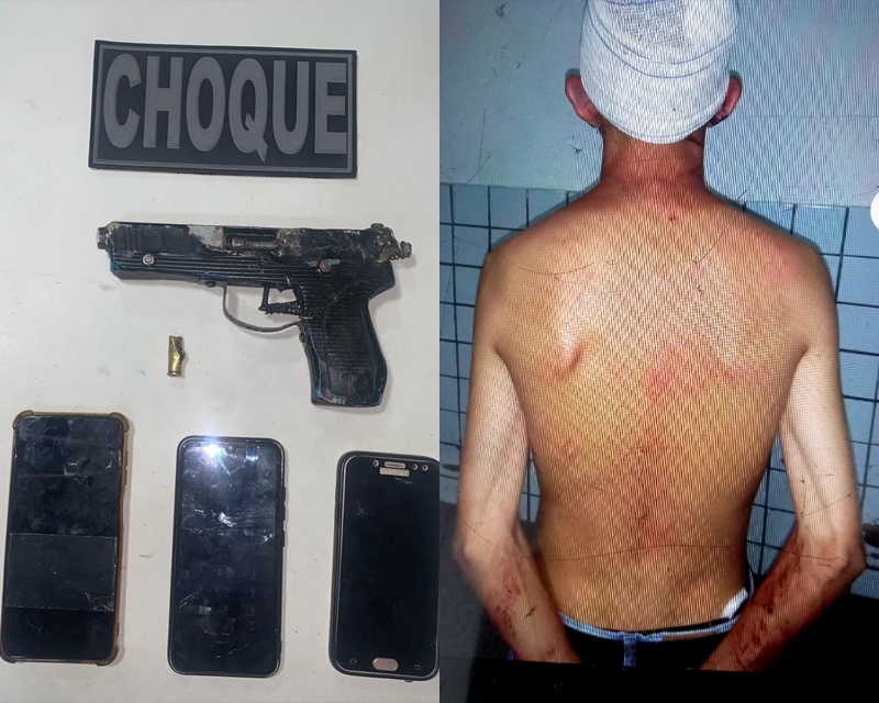 Suspeito de assalto espancado por populares na zona Leste de Teresina