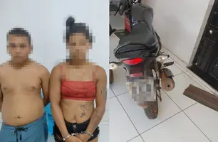 Veículo usado no crime foi apreendido (Foto: Divulgação/ PM-PI)