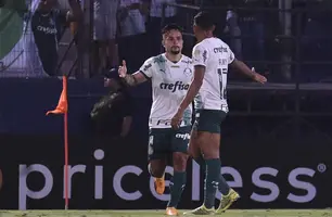 Vitória do Palmeiras por 3 a 0 (Foto: Reprodução/ Twitter/ @LibertadoresBR)