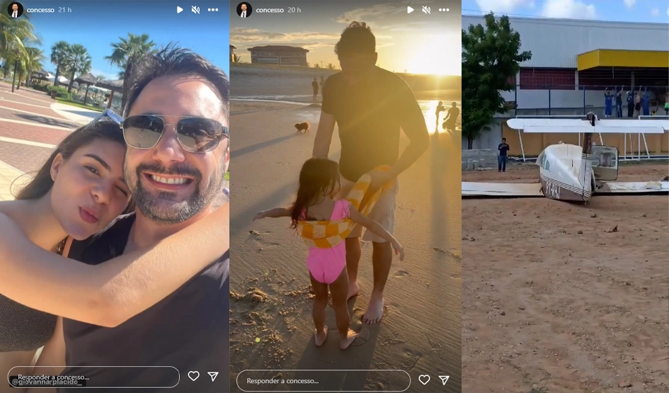Advogado estava em Fortaleza com a família