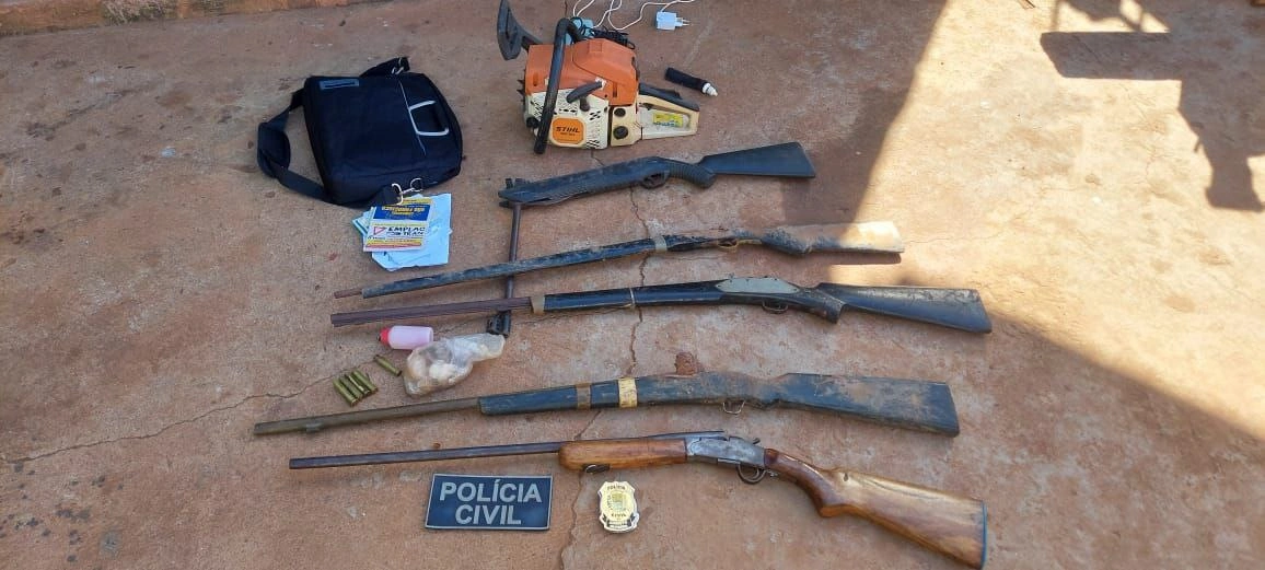Armas apreendidas