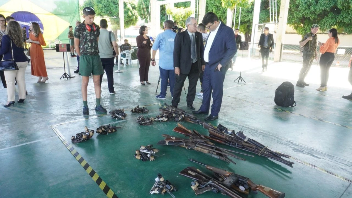 Armas destruídas