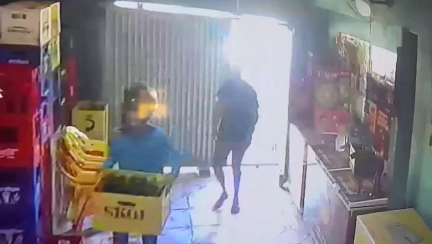 Assalto a depósito de bebidas