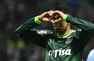 Atacante e autor do primeiro gol do Palmeiras, Rony (Foto: Marcos Ribolli)