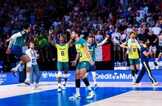 Brasil garante vitória em cima da frança pela Liga das Nações de vôlei