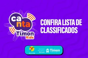 Canta Timon Kids 2023 (Foto: Divulgação/ Prefeitura de Timon)