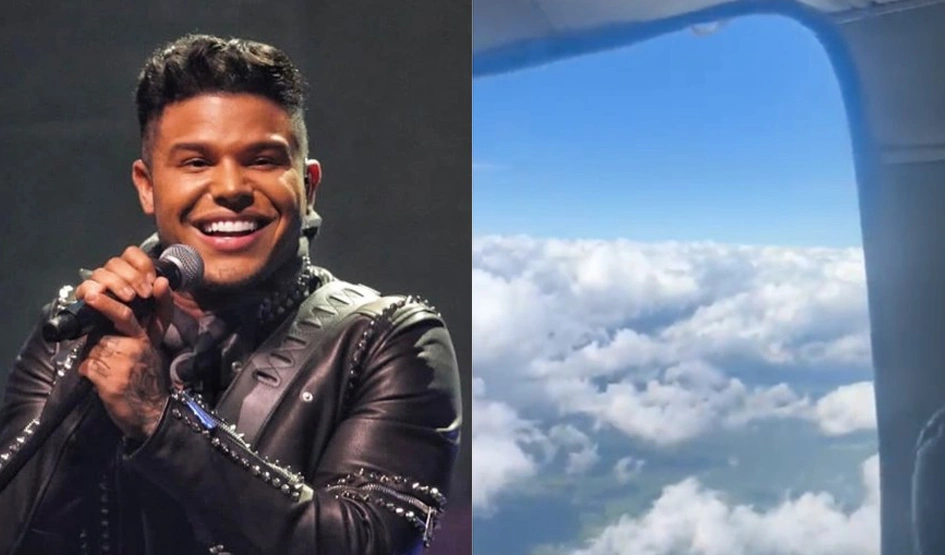 Carcaça de avião abriu no ar