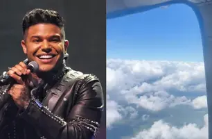 Carcaça de avião abriu no ar (Foto: Reprodução/ Instagram)