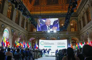 Cúpula para um Novo Pacto Financeiro Global, em Paris (Foto: Ricardo Stuckert/ PR)